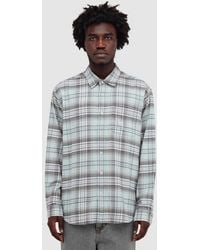 thisisneverthat - Flannel Check Shirt (Sage - Lyst