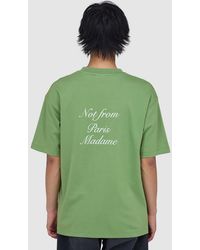 Drole de Monsieur - Calligraphy Slogan T-Shirt (Light - Lyst