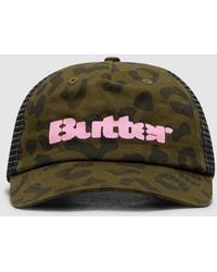 Butter Goods - Stencil Trucker Cap (Leopard - Lyst