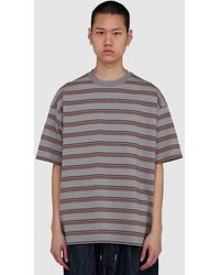 Beams Plus - Stripe T-Shirt - Lyst
