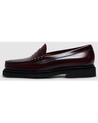 G.H. Bass & Co. - Weejun Step Larson Moc Penny Loafer (Wine Leather - Lyst