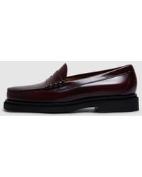 G.H. Bass & Co. - Weejun Step Larson Moc Penny Loafer (Wine Leather - Lyst