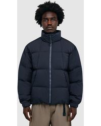 Goldwin - Dope Dyed Ripple Down Jacket (Deep Charcoal - Lyst