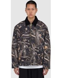 Carhartt - Og Detroit Jacket (Camo Feather Tree - Lyst