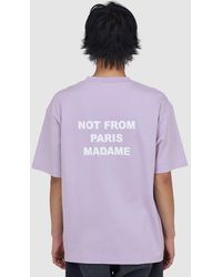 Drole de Monsieur - Slogan T-Shirt (Lavander - Lyst