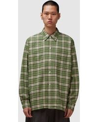 Beams Plus - Open B.D. Dobby Plaid Shirt (Matcha Plaid - Lyst