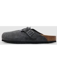 Birkenstock - Boston Leve Clog Sandal (Charcoal - Lyst