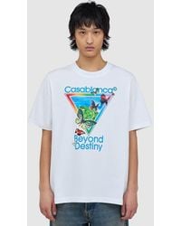 CASABLANCA - Tennis Club Beyond Destiny T-Shirt - Lyst