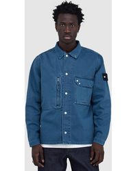 Stone Island - Denim Research Light Denim Jacket - Lyst