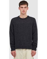 Universal Works - Alpaca Knit Lyon Sweater (Charcoal - Lyst