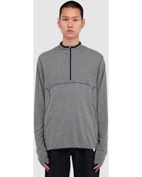 CAYL - Live Wool Mix Half Zip Sweater (Charcoal - Lyst