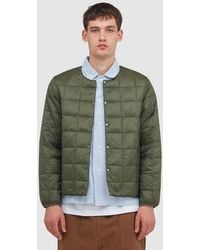 Taion - Crewneck Button Down Jacket - Lyst