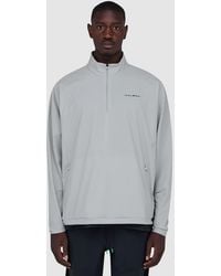 Malbon Golf - Malbon Performance Quarter Zip Shell Sweater - Lyst