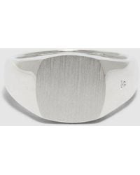 Tom Wood - Satin Kay Ring (925 Sterling - Lyst