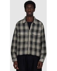 Beams Plus - Mesh Zip Shirt (Ivory - Lyst