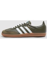 adidas - Samba Og Sneaker (Medium Dark Khaki/Off/Gum4 - Lyst