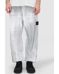Stone Island - Reflective Lamination Fleece Sweatpant (Sky - Lyst