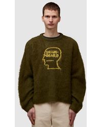 Brain Dead - Uni Logo Head Knit Sweatshirt - Lyst