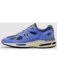 New Balance - Miuk 991V2 Sneaker (Baja Deep Ultramarine - Lyst