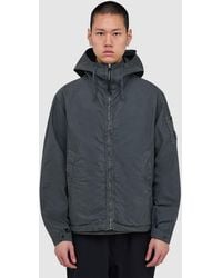 C.P. Company - Micro-Reps Hooded Lens Jacket (Gunmetal - Lyst