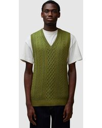 Beams Plus - Alan Pattern Wool Vest - Lyst