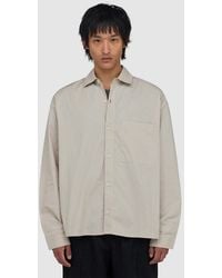 MKI Miyuki-Zoku - Poplin Stripe Box Dress Shirt (Light Sage - Lyst