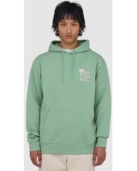 Drole de Monsieur - Palm Slogan Hoodie (Water - Lyst
