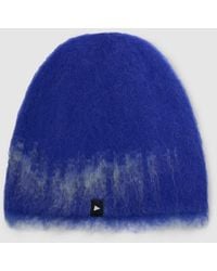 and wander - Jacquard Shaggy Knit Cap - Lyst