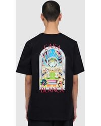 CASABLANCA - Tennis Landscape Classic T-Shirt - Lyst
