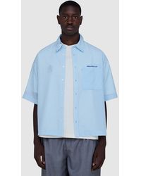 About Blank - Seersucker Shirt - Lyst