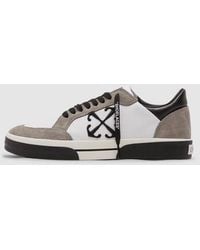 Off-White c/o Virgil Abloh - Low Vulc Suede Canvas Sneaker - Lyst