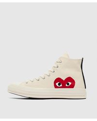 comme des garçons play x converse pro leather collection
