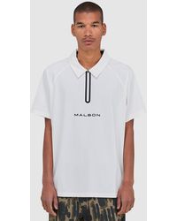 Malbon Golf - Performance Zip Polo Shirt - Lyst