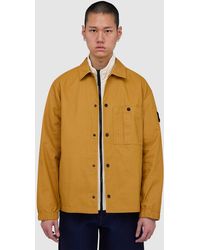 Stone Island - Double-Coated Cotton Washed Overshirt (Mustard - Lyst