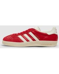 adidas - Gazelle Indoor Sneaker (Better Scarlet/Cream/ Met - Lyst