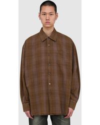 Our Legacy - Borrowed Shirt (Dakota Flannel Check - Lyst