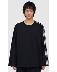 Y-3 - Raw Edge Long Sleeve T-Shirt - Lyst