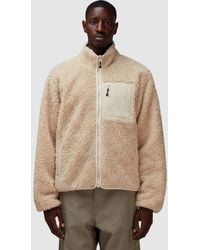 Stussy - Sherpa Reversible Jacket (Natural - Lyst