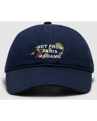 Drole de Monsieur - Vine Embroidered Slogan Cap - Lyst