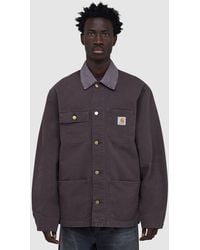 Carhartt - Michigan Jacket (Shale Shale Stone Canvas - Lyst