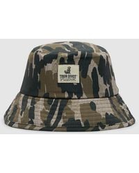 Malbon Golf - Tour Divot Camo Bucket Hat (Bark Camo - Lyst