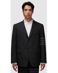 Thom Browne - Unstructured 4 Bar Tweed Blazer - Lyst