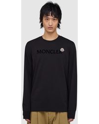 Moncler - Double Badge Long Sleeve T-Shirt - Lyst