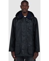 Barbour - X A.P.C Beaufort Wax Jacket (Dark - Lyst