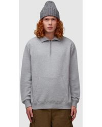 Beams Plus - Half Zip Sweatshirt - Lyst