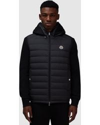 Moncler - Bourget Hooded Down Vest - Lyst