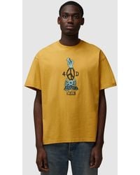 Brain Dead - 4D Vision Totem T-Shirt (Sand - Lyst