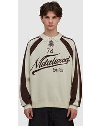 Metalwood - Knit Football Sweater - Lyst