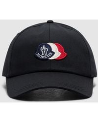 Moncler - Tri Logo Baseball Cap - Lyst