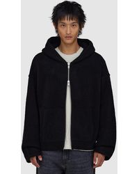 BEACH BRAINS - Knit Zip Hoodie - Lyst